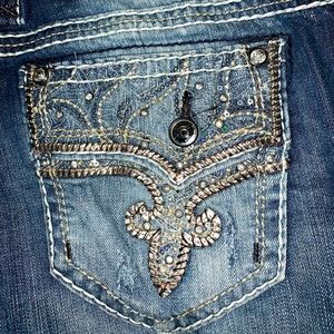 Rock Revival Easy Crop Capri Jeans 31 32